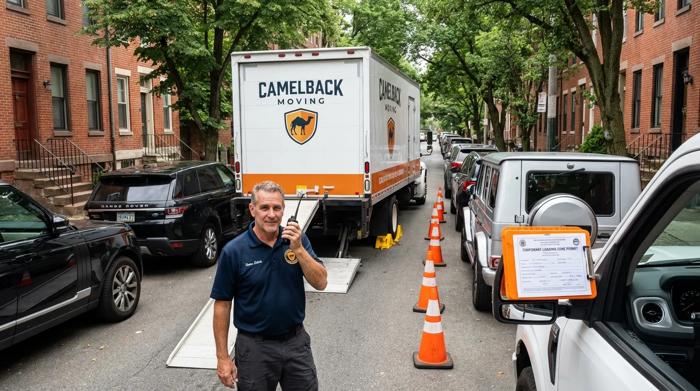 City street loading permit setup in Worcester, MA