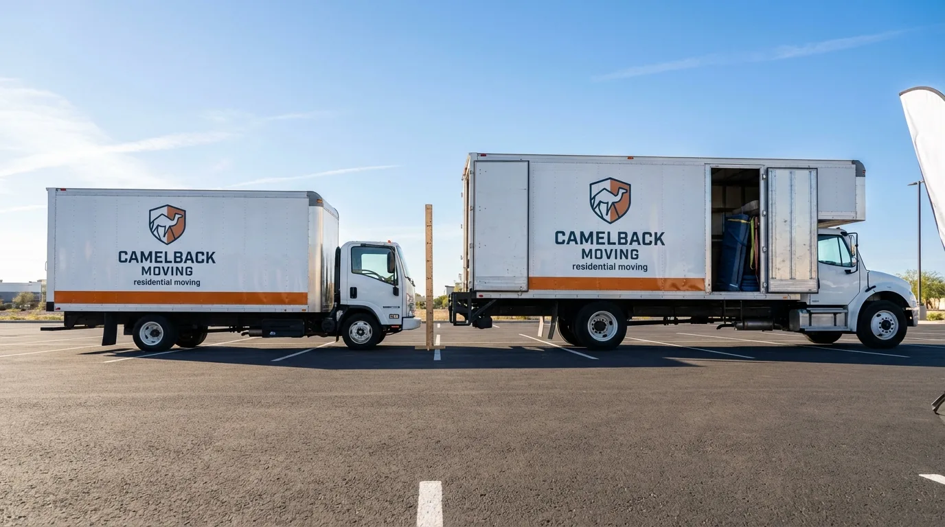 Moving truck size capacity guide in Worcester